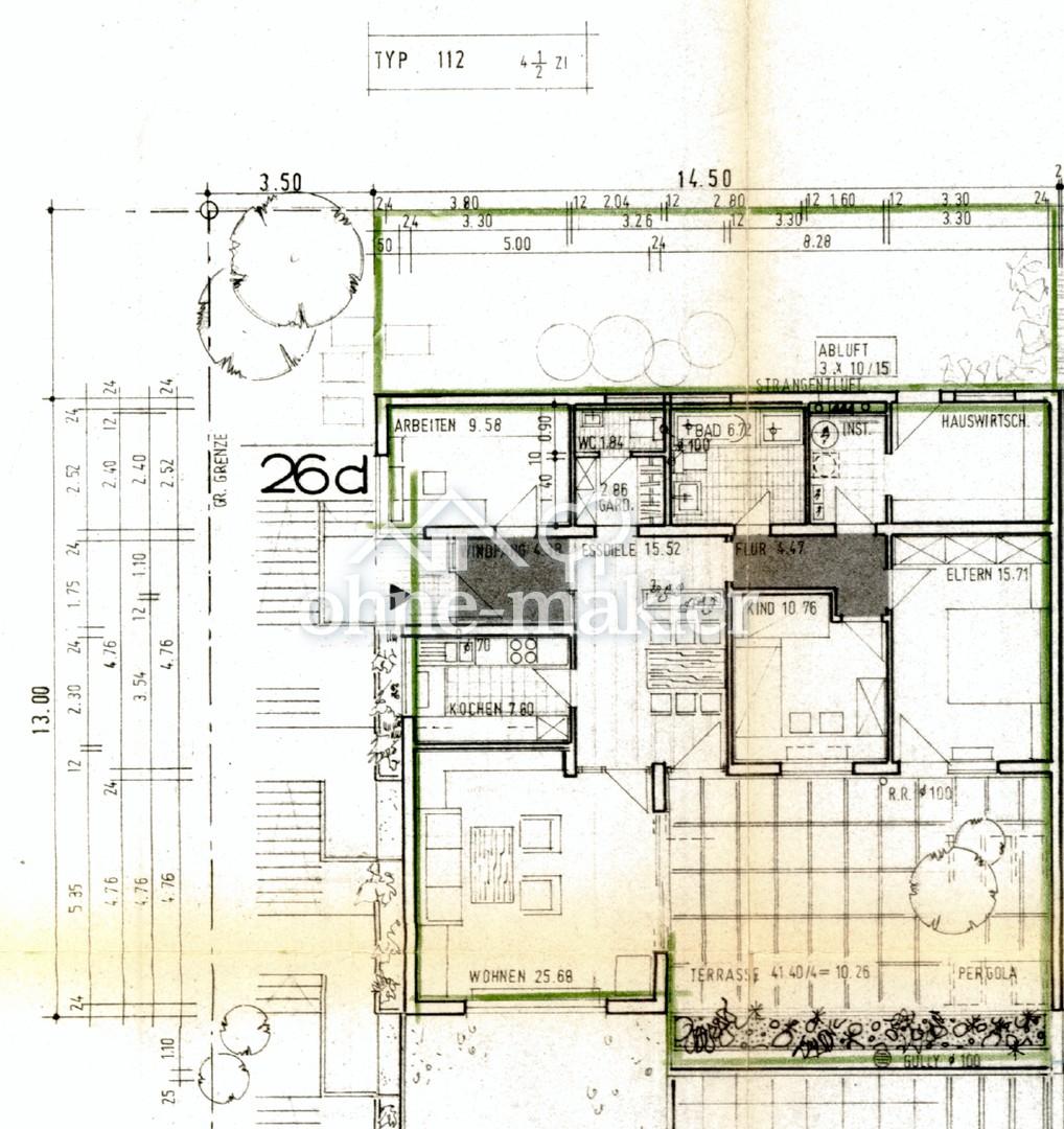 Original Grundriss