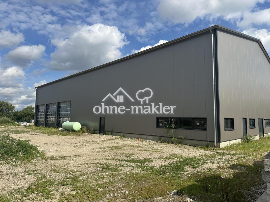 Werkstatthalle von hinten