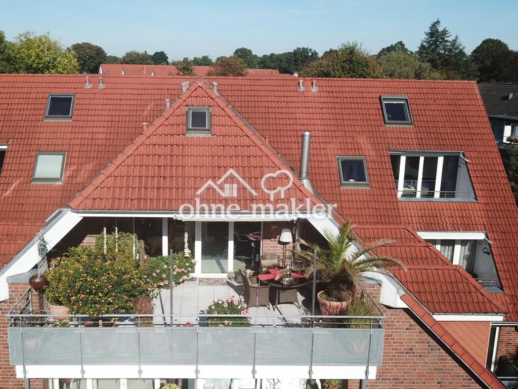 Drohnen-Foto auf Wohnung