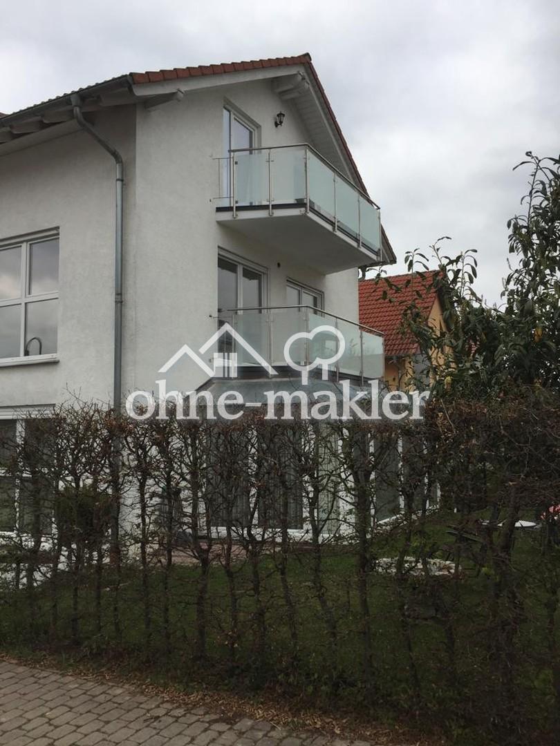 Hausansicht Balkone Ostansicht