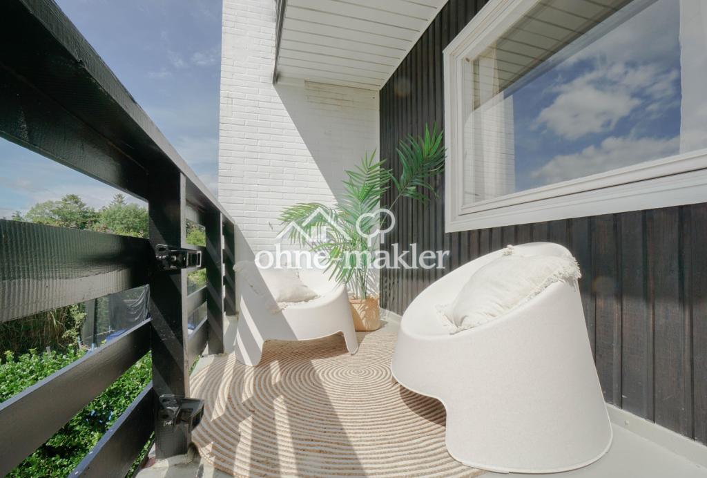 Blick auf den Balkon