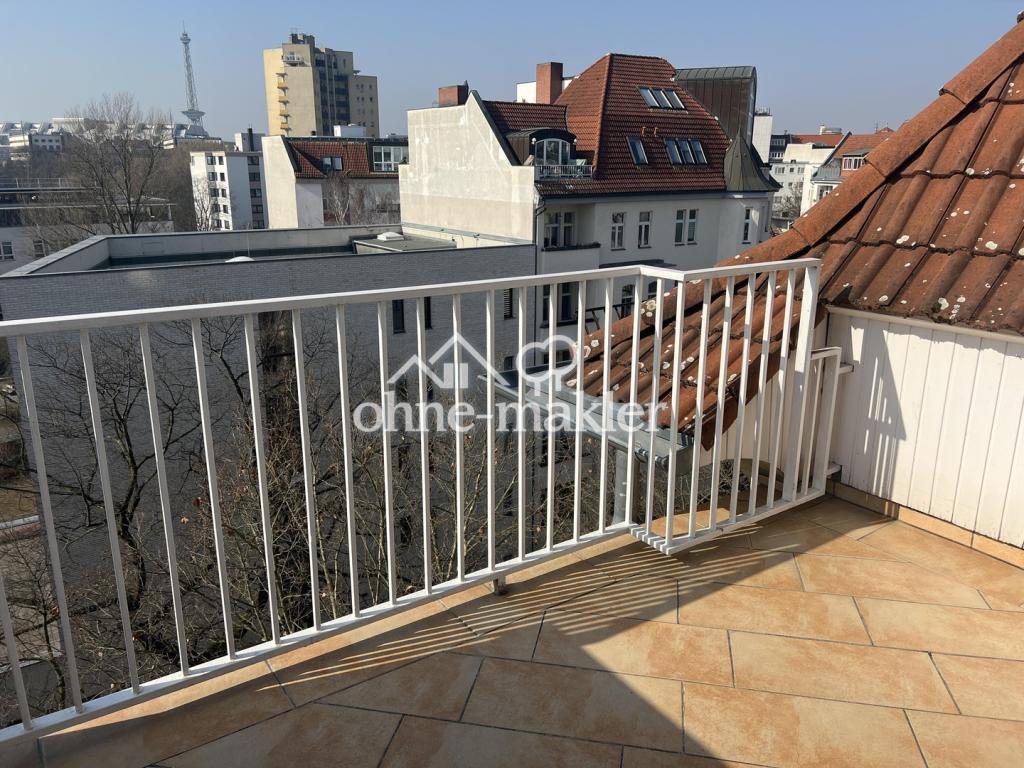 Blick vom Balkon Rich. Westen