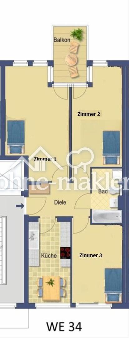 Grundriss WG 34