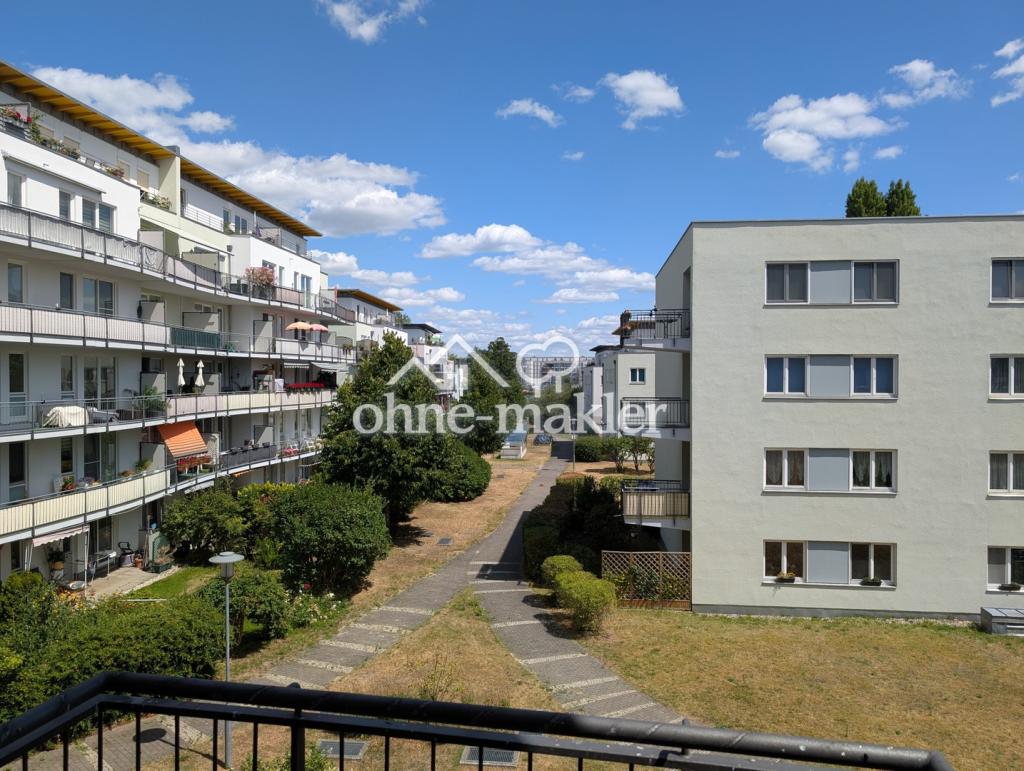 Blick vom Balkon