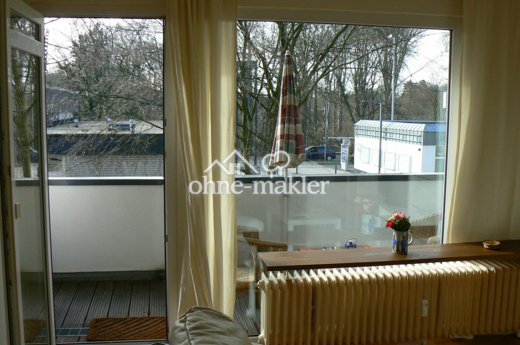 Sicht WZ zum Balkon