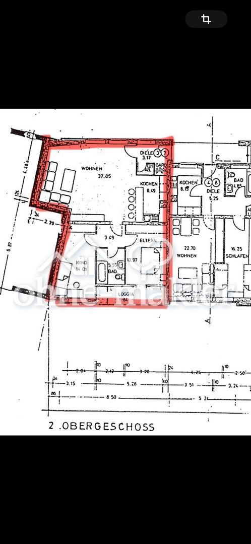 Grundriss Wohnung