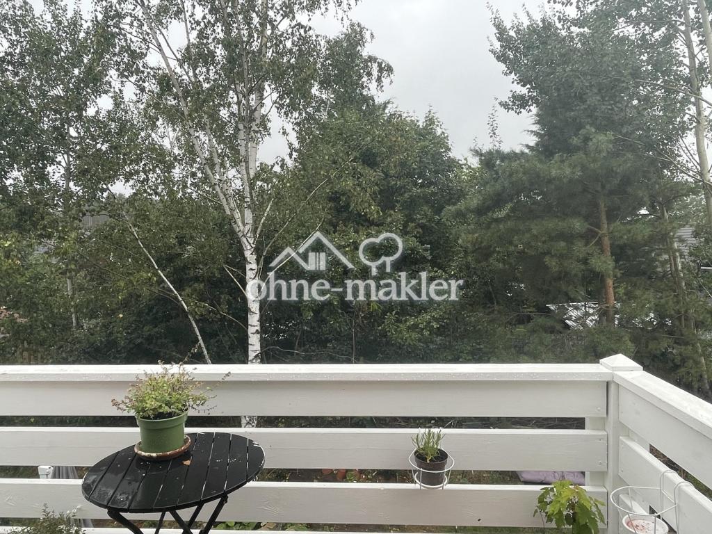 Blick vom Balkon