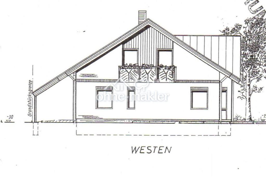 Ansicht von Westen