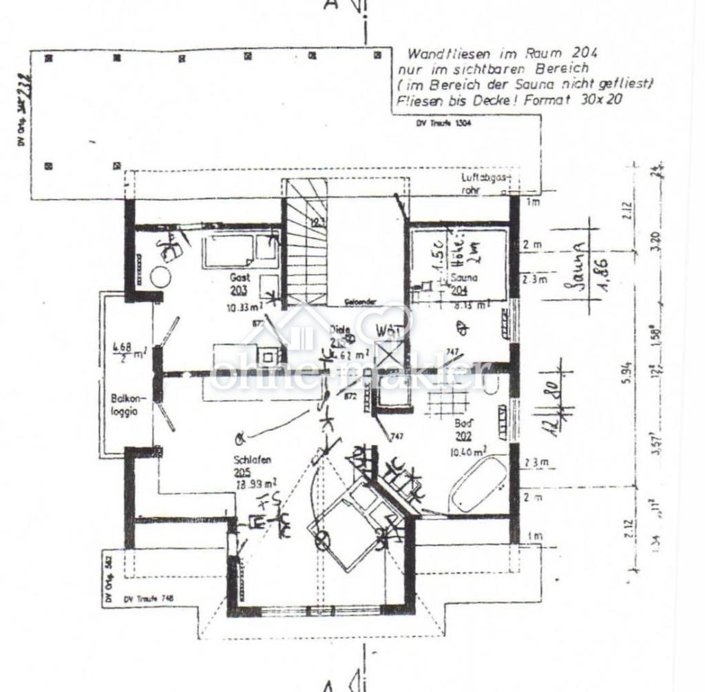 Grundriss Dachgeschoss