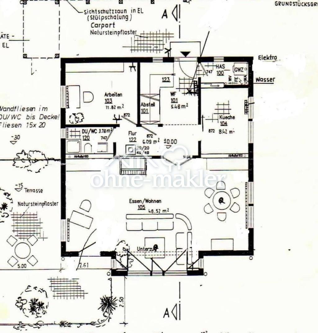 Grundriss Wohnzimmer