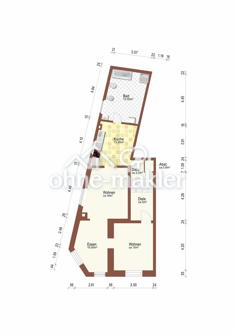 Grundriss 1. Etage
