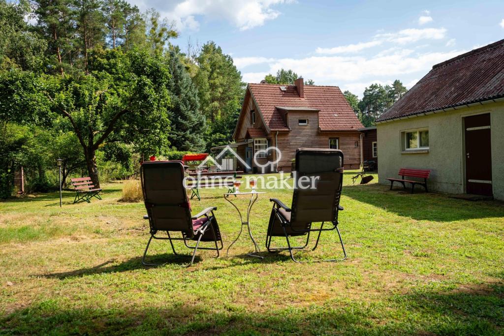 Blick aufs Haus
