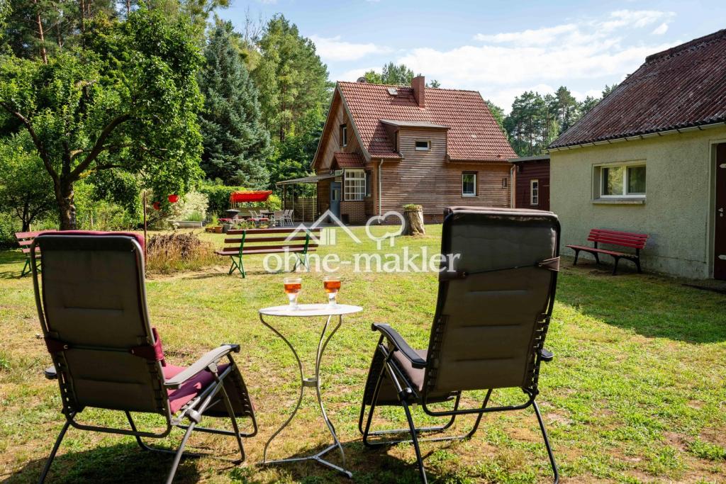 Blick aufs Haus