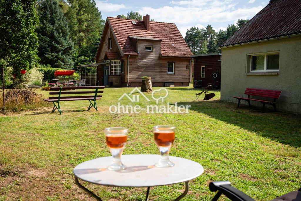 Blick aufs Haus
