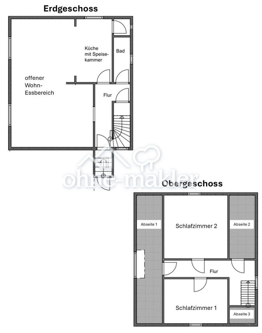 Grundriss EG und OG