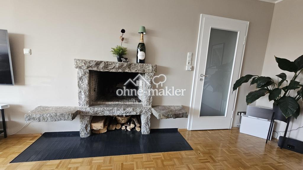 Kamin im Wohnzimmer