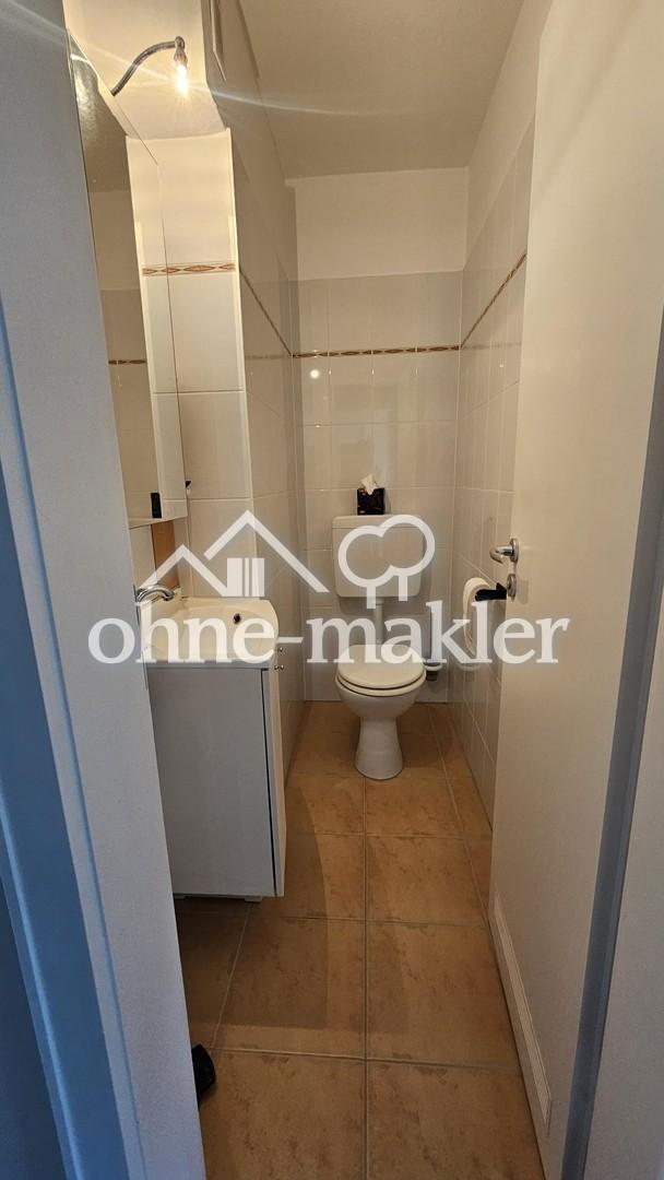 hintere Toilette