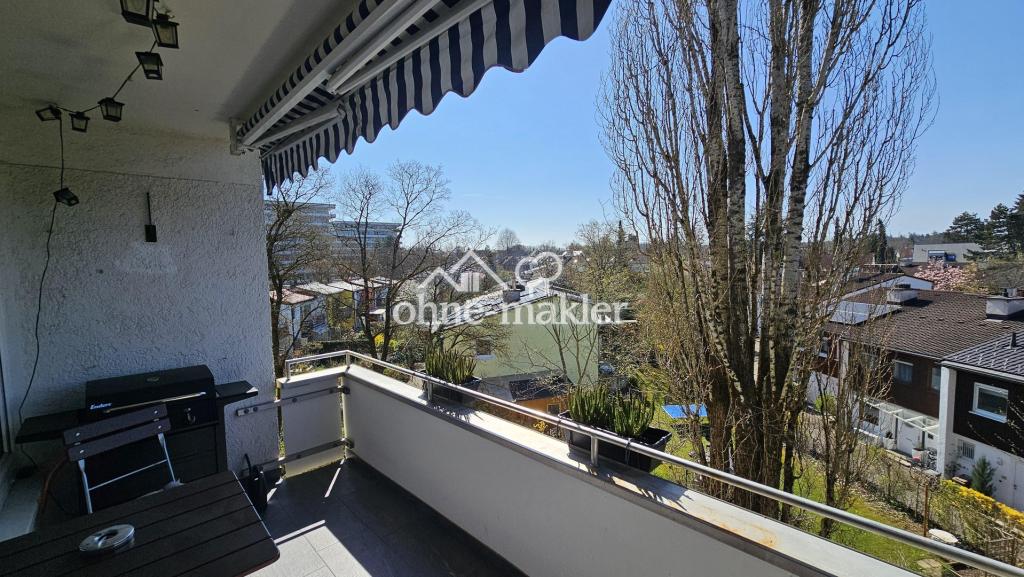 Blick vom Balkon Ri. Osten