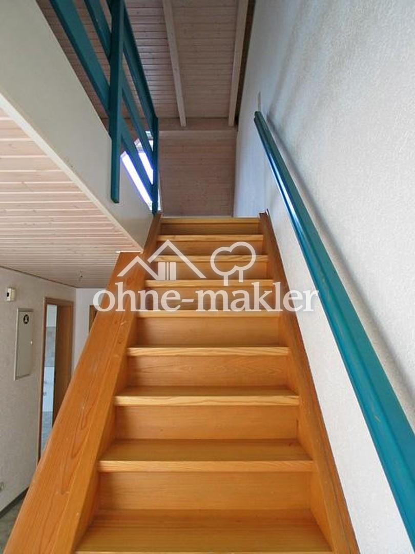 Treppe zum Wohnzimmer