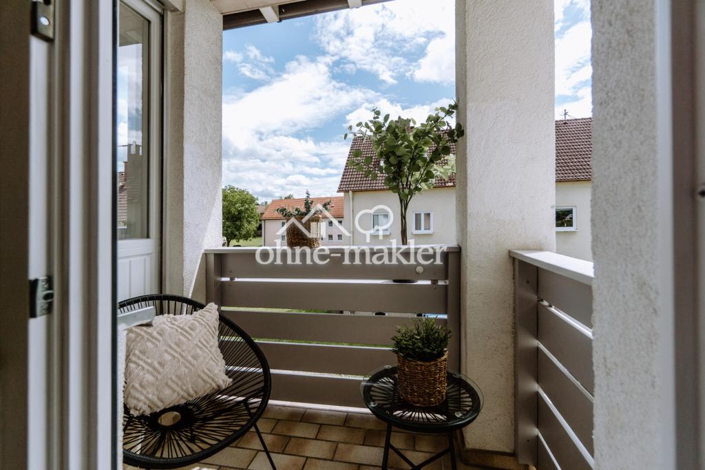 Balkon mit Süd-Westausrichtung