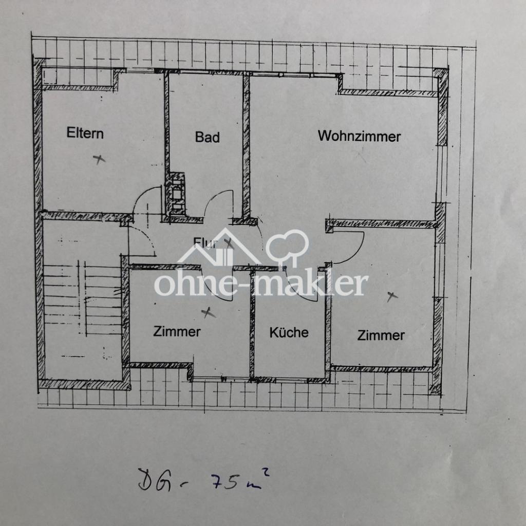 Wohnung Dachgeschoss 75 m2
