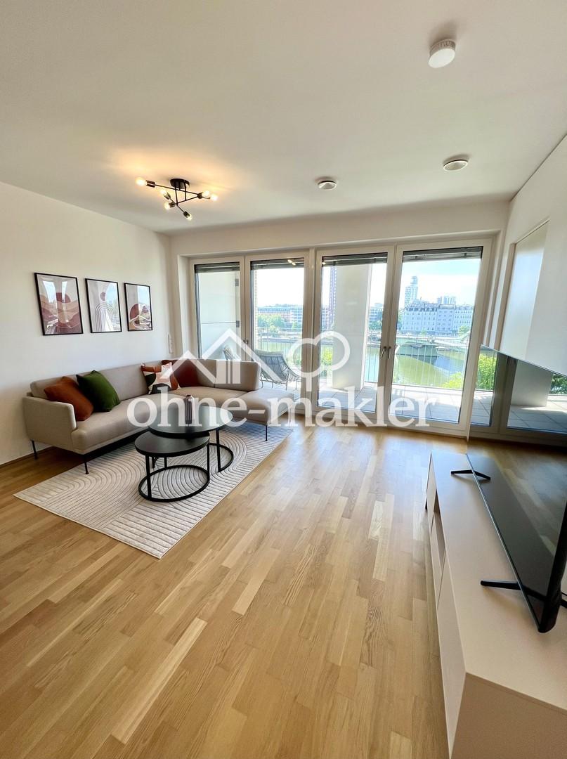 Möblierte 2-Zimmer-Wohnung in erster Reihe zum Main - Photo 2