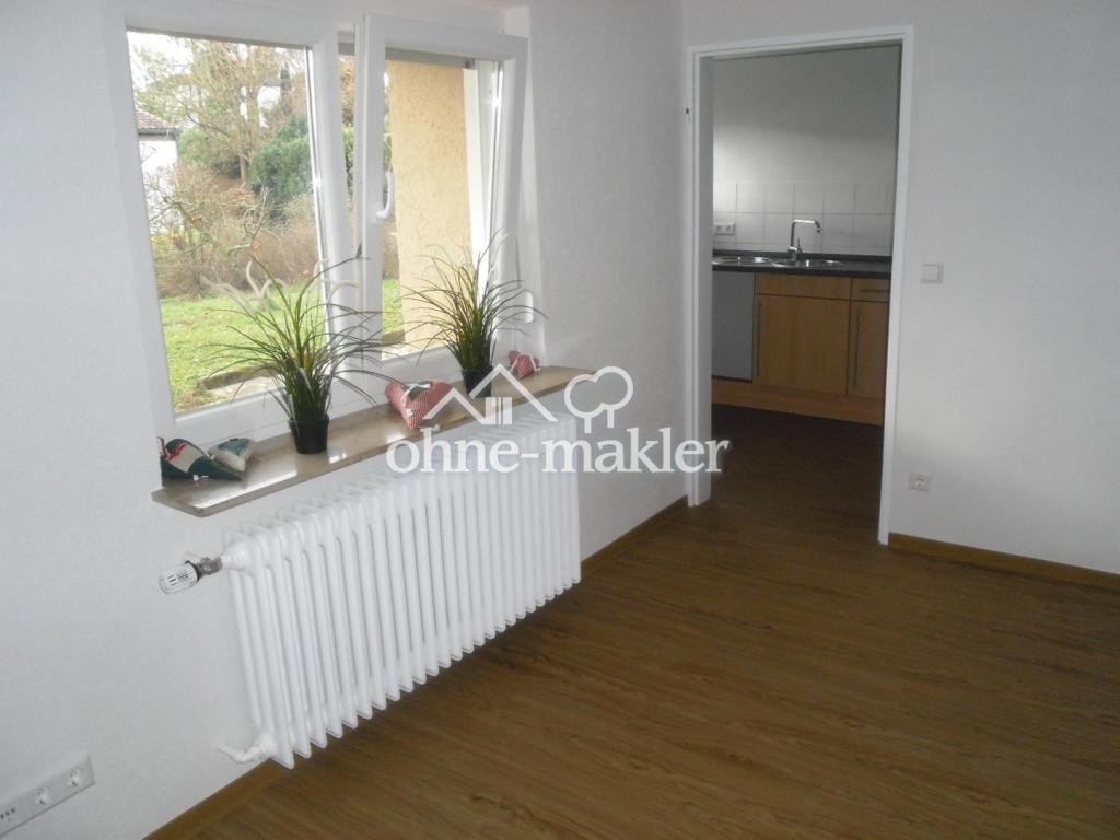 Blick Garten / und Küche