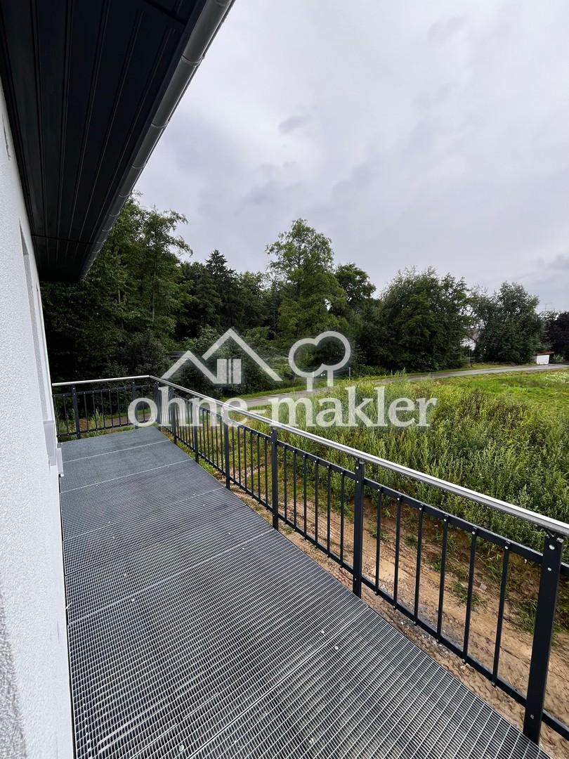 Balkon mit Blick ins Grüne