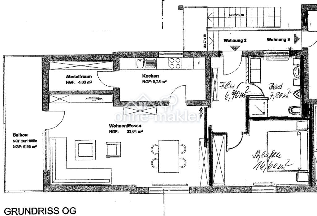 Grundriss Wohnung