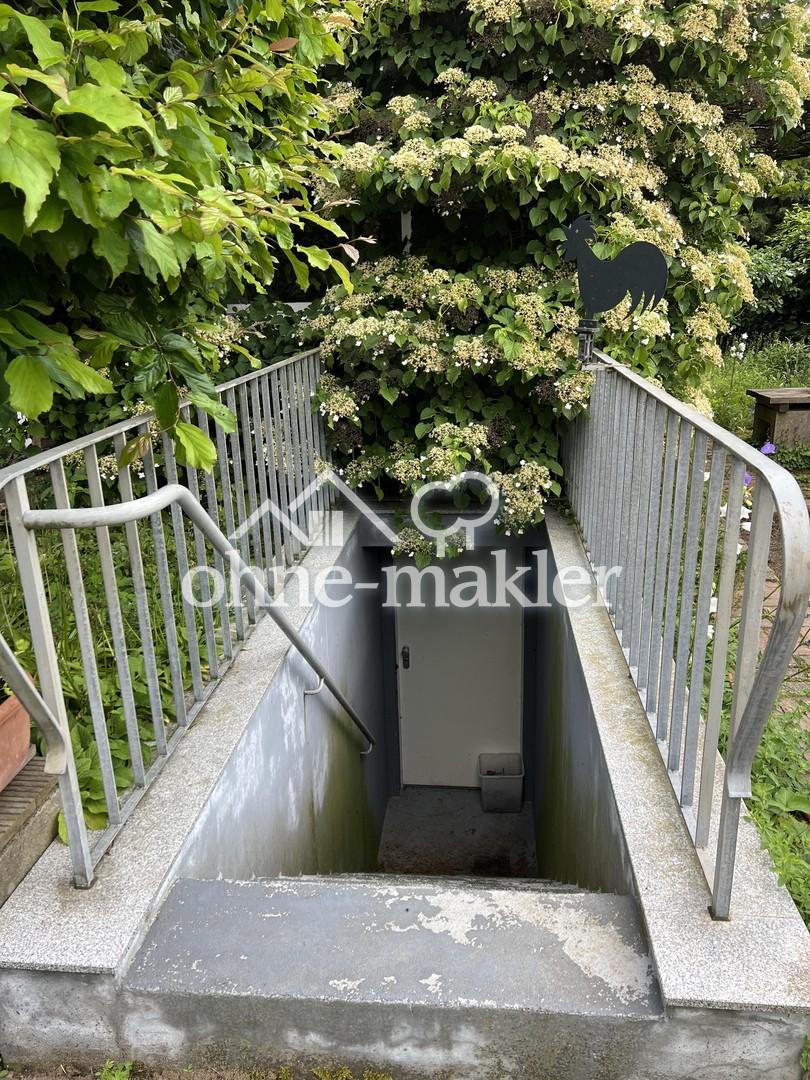 Die Treppe in die Waschküche