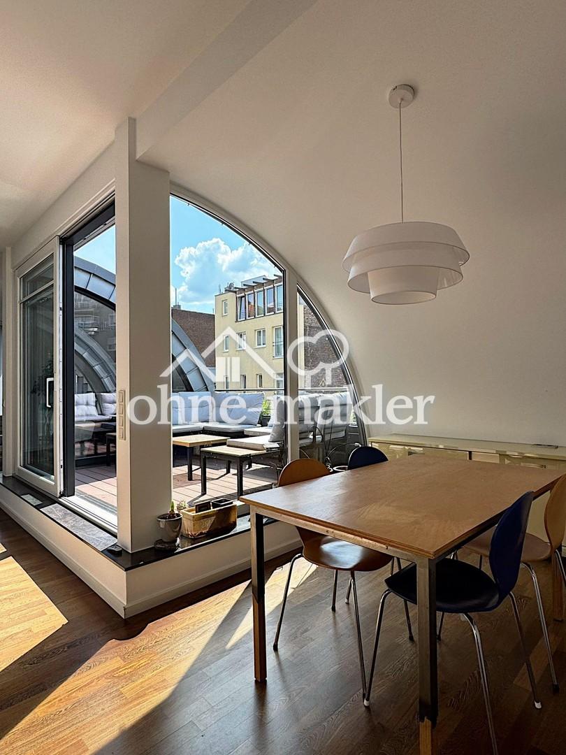 Exklusives Penthouse im Belgischen Viertel – Stilvoll möbliertes Wohnen mit Ruhe und Licht - Photo 4