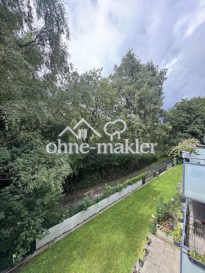 Blick vom Balkon