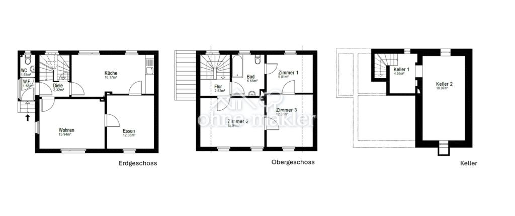 Grundriss vom Haus