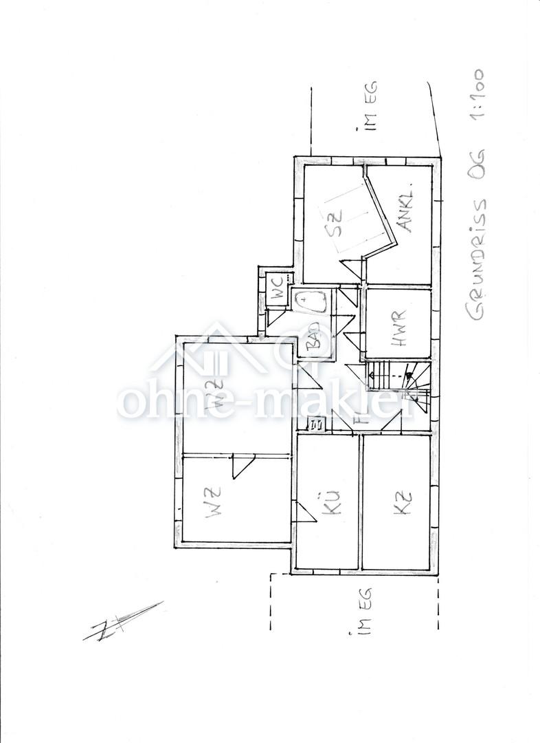 Grundriss Obergeschoss