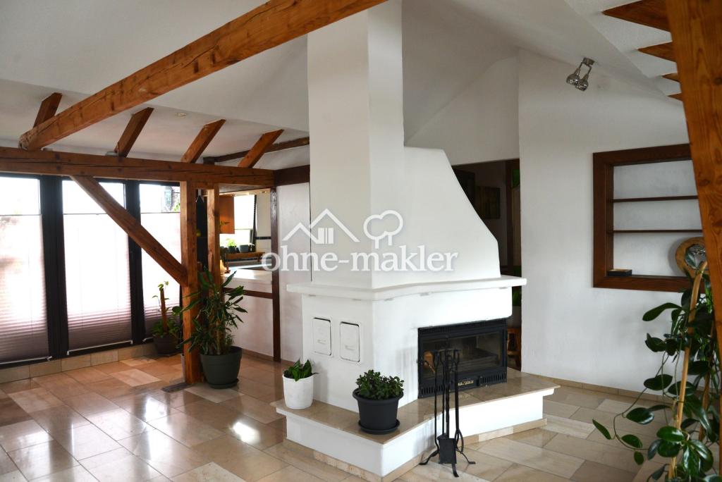 Kamin im Wohnzimmer