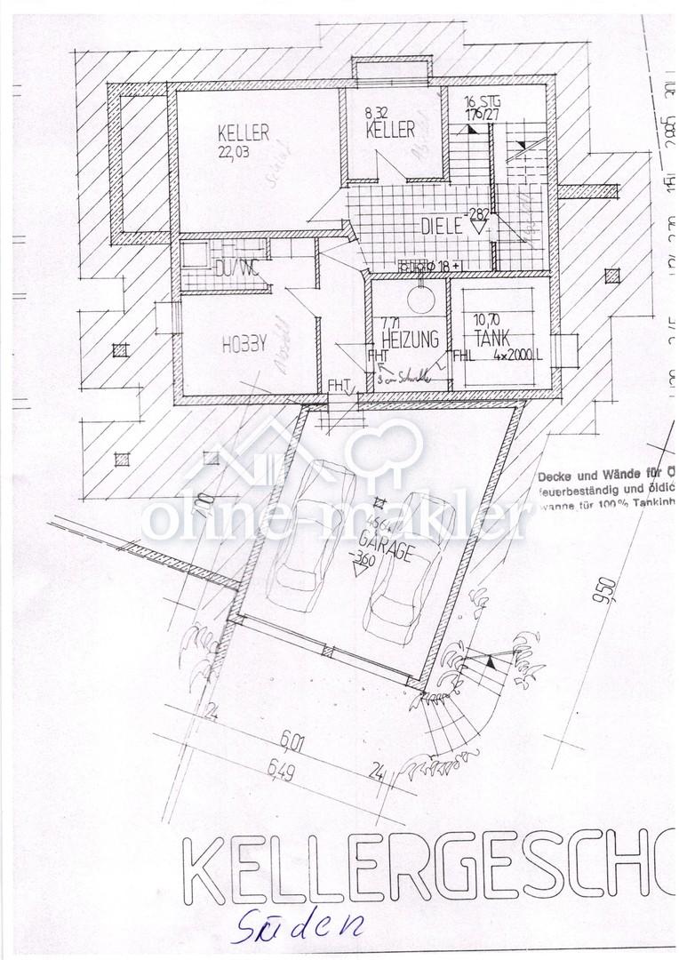 Grundriss Keller