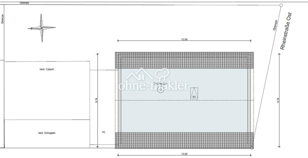 Grundriss Dachboden