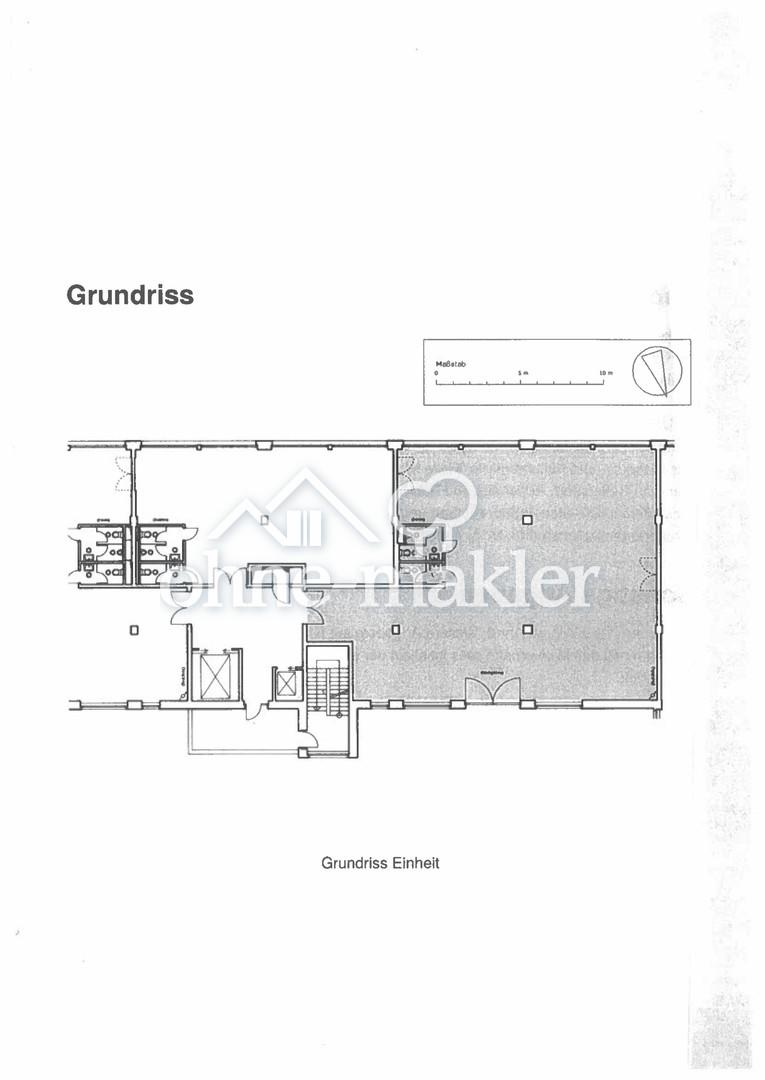 Grundriss Gewerbefläche