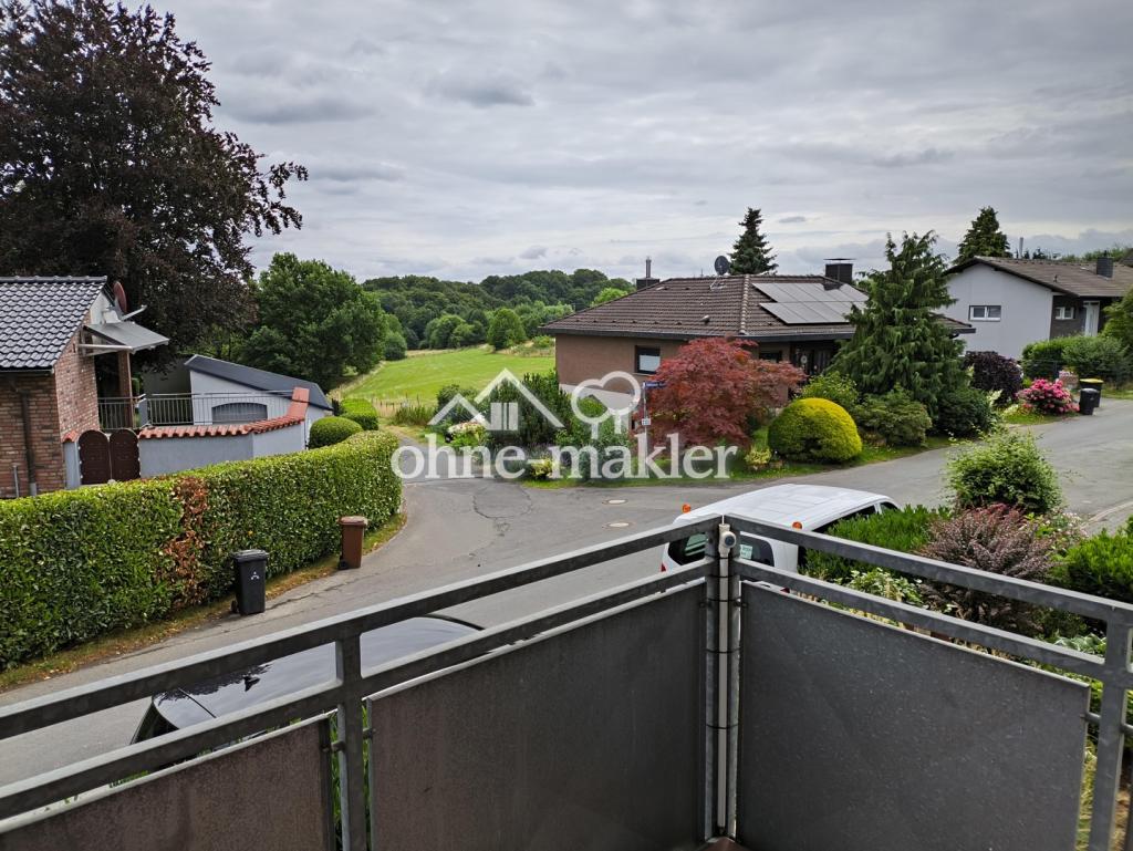Blick vom Balkon aus
