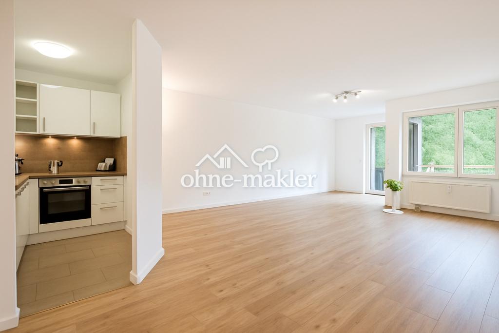 Offene Küche mit Wohnzimmer