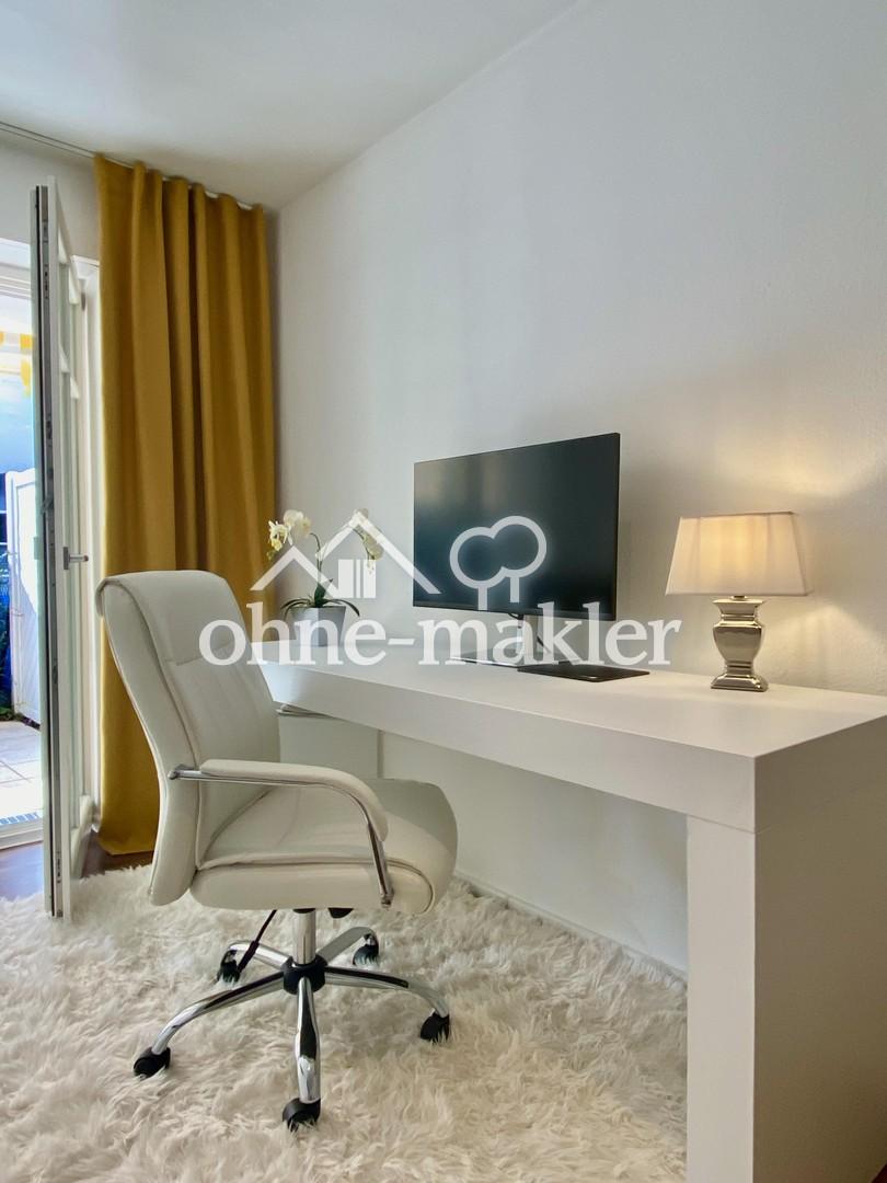 Fully furnished, elegant 3-room Garden Apt., WLAN, large Home Office, private parking - Foto 3