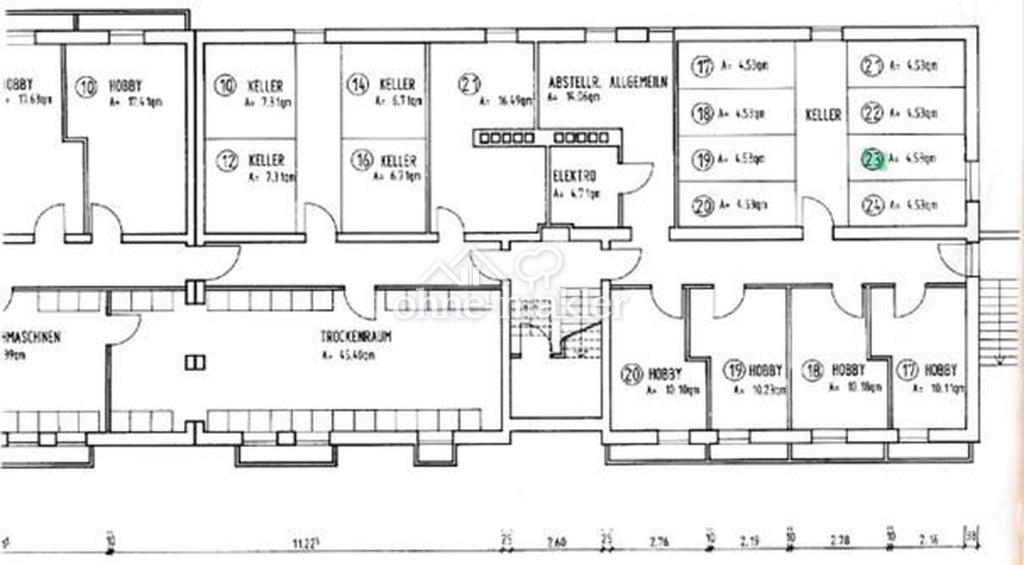 Grundriss UG Kellerraum