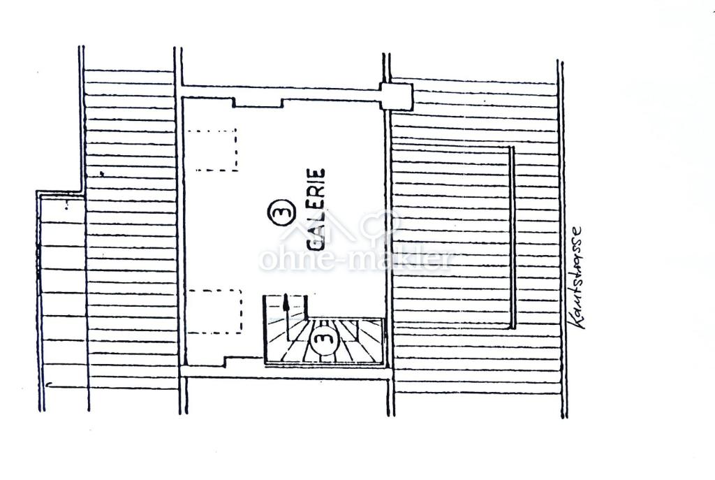 Exposéplan Galerie Dachzimmer