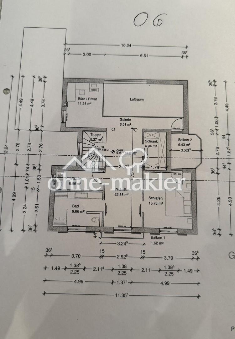 Grundriss Obergeschoss