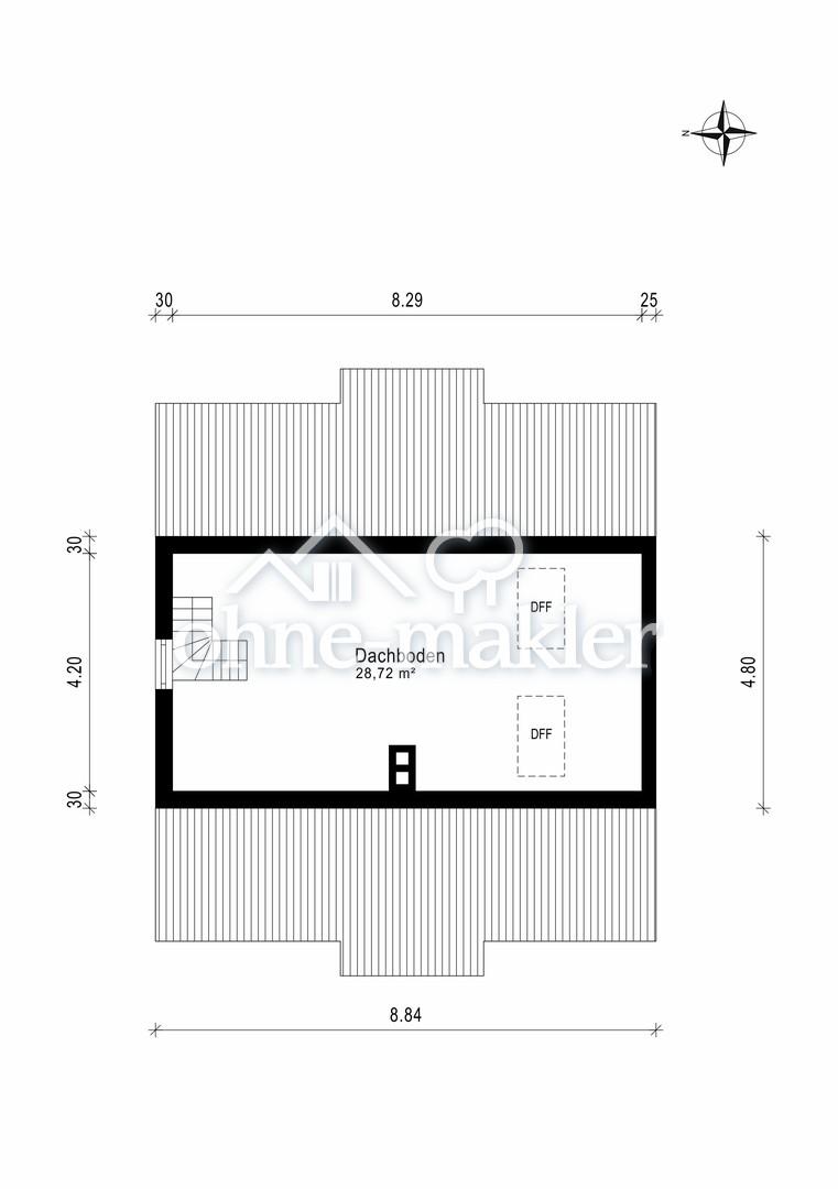 Grundriss Bestand DG