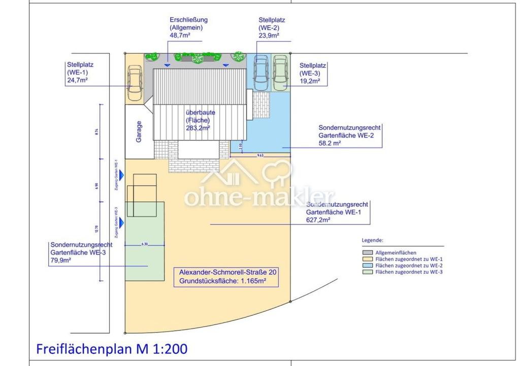 Freiflächenplan
