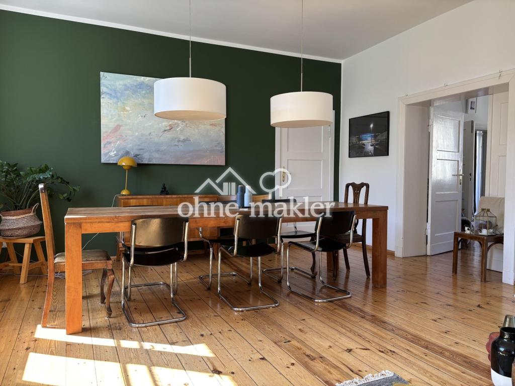 Esszimmer, Flügeltür ins WZ