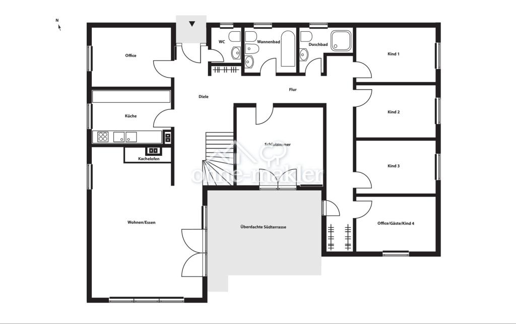Grundriss des EG