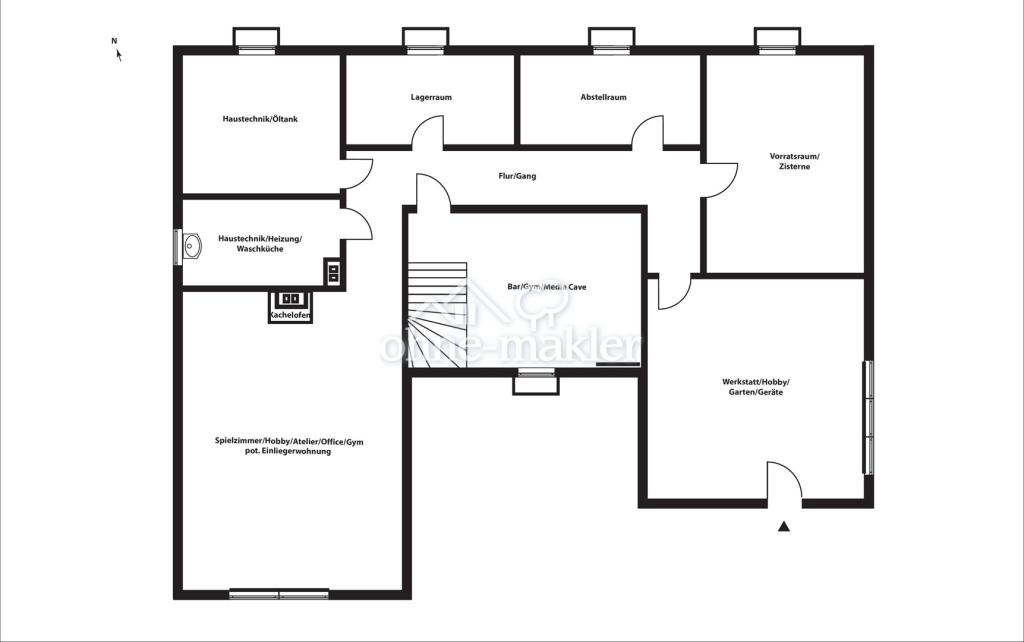 Grundriss des UG