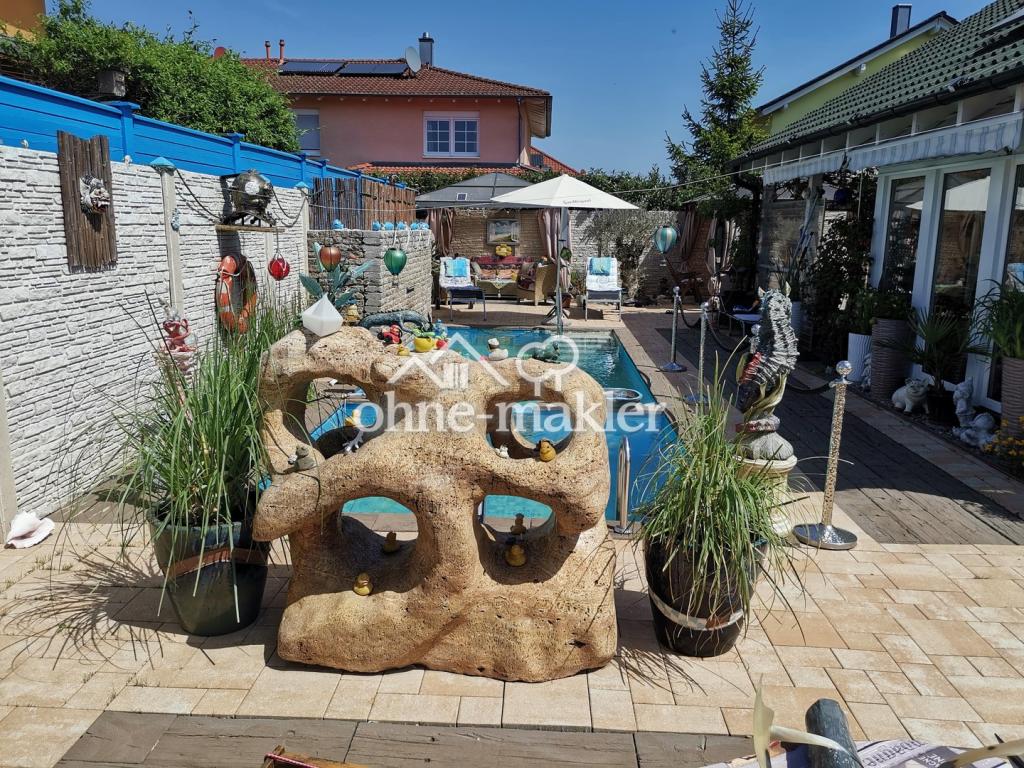 Blick auf den Pool